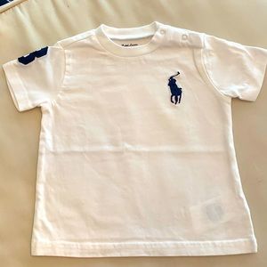 Ralph Lauren classic white polo tee 9M